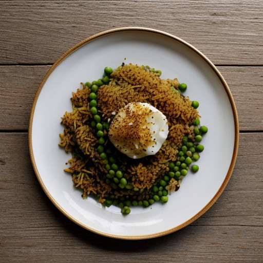 Potato & Rice Pilaf With Peas & Cumin recipe image