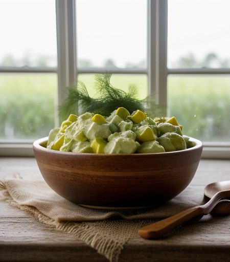 Potato Salad With Cucumbers and Dill recipe image