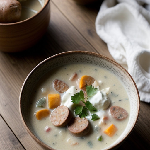 Potato Sausage Chowder recipe image