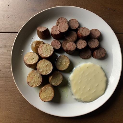 Potato, Sausage and Leek Gratin recipe image