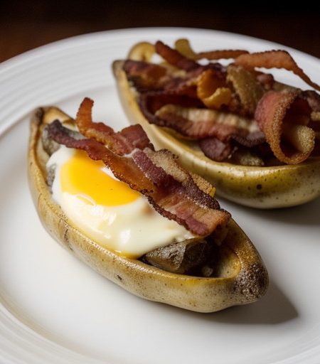 Potato Skins With Cheese & Bacon - Cooking recipe image