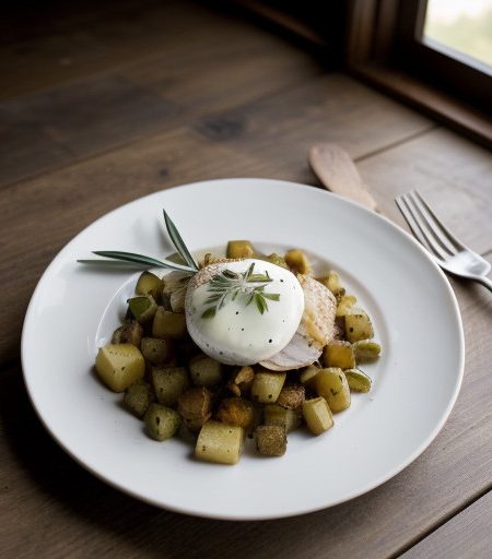 Potato & Smoked Chicken Hash recipe image