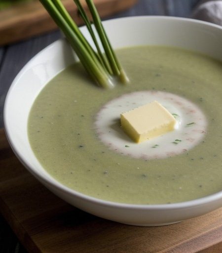 Potato Sorrel Soup recipe image