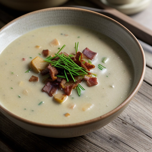 Potato Soup With Kale and Bacon recipe image