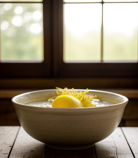 Potato Soup With Lemons recipe image
