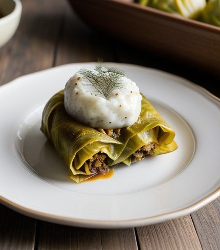 Potato Stuffed Cabbage recipe image