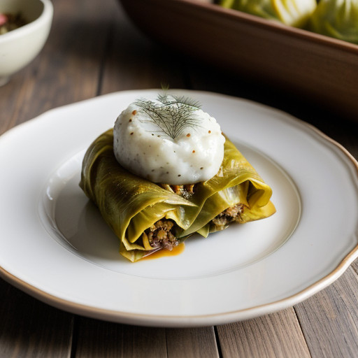 Potato Stuffed Cabbage recipe image