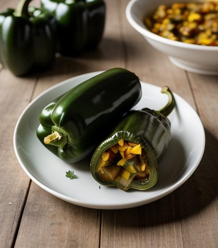 Potato-Stuffed Green Peppers recipe image