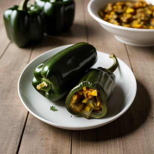 Potato-Stuffed Green Peppers recipe image