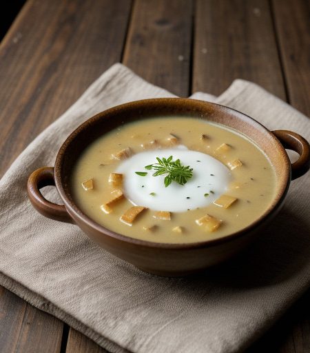Potato & Sweet Onion Soup recipe image
