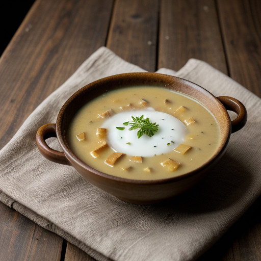 Potato & Sweet Onion Soup recipe image