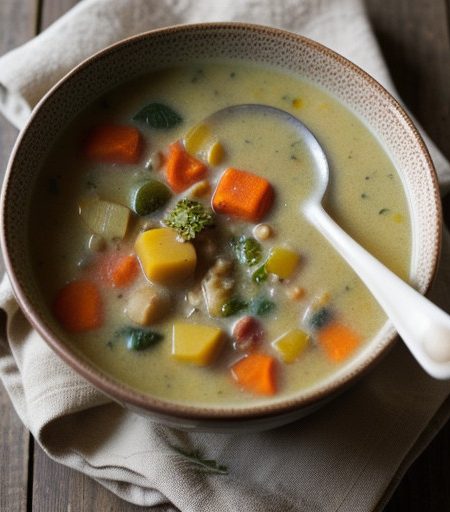 Potato-Vegetable Chowder (Vrg recipe image