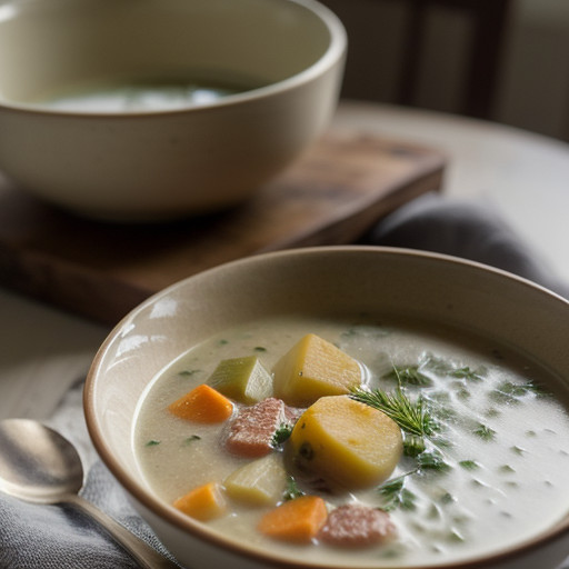 Potato-Vegetable Chowder recipe image