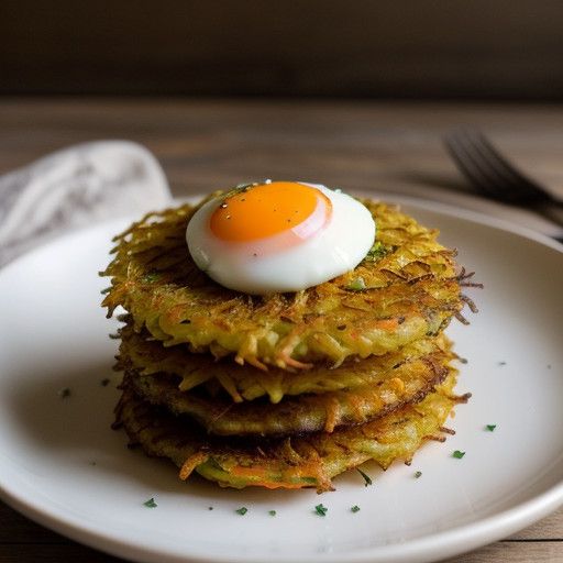 Potato Vegetable Latkes recipe image