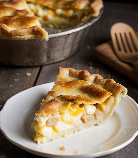 Potato and Bacon Pie recipe image