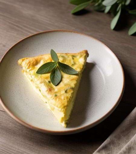 Potato and Cheese Omelet recipe image