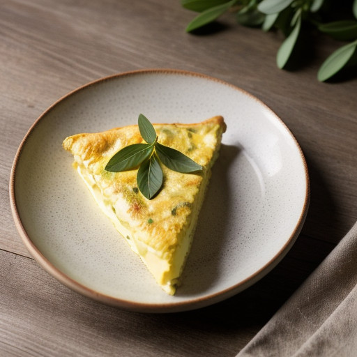 Potato and Cheese Omelet recipe image