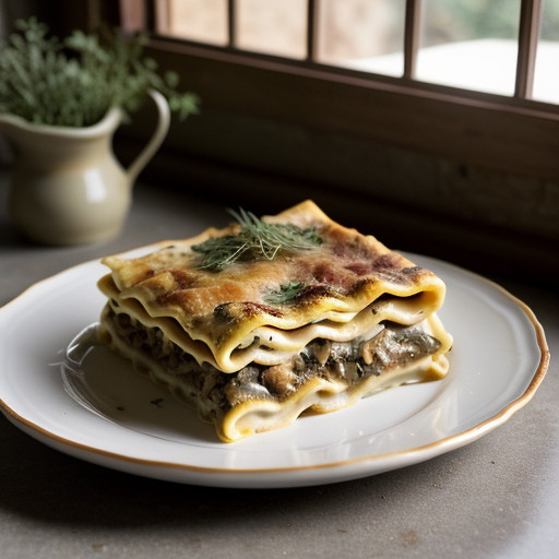 Potato and Mushroom Lasagna recipe image