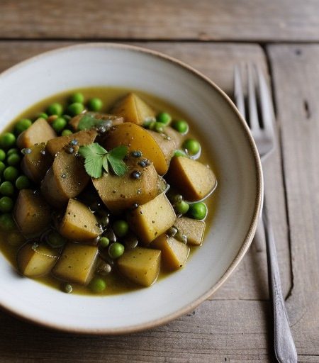 Potato and Pea Stew recipe image