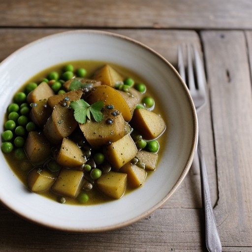 Potato and Pea Stew recipe image