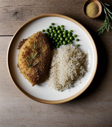 Potato and Rice Pilaf With Peas and Cumin recipe image