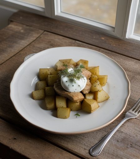 Potatoes & Chicken Santa Fe recipe image