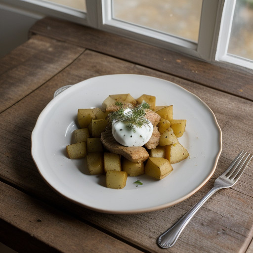 Potatoes & Chicken Santa Fe recipe image