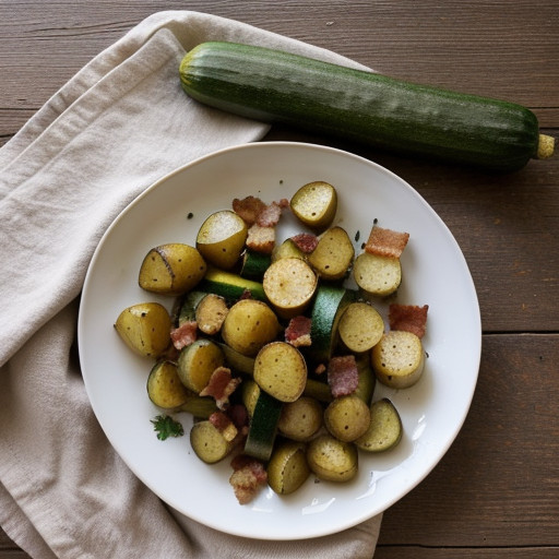 Potatoes With Bacon & Zucchini*** recipe image