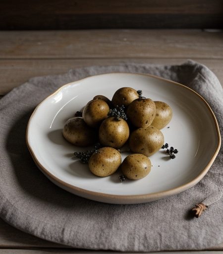 Potatoes With Juniper Berries recipe image