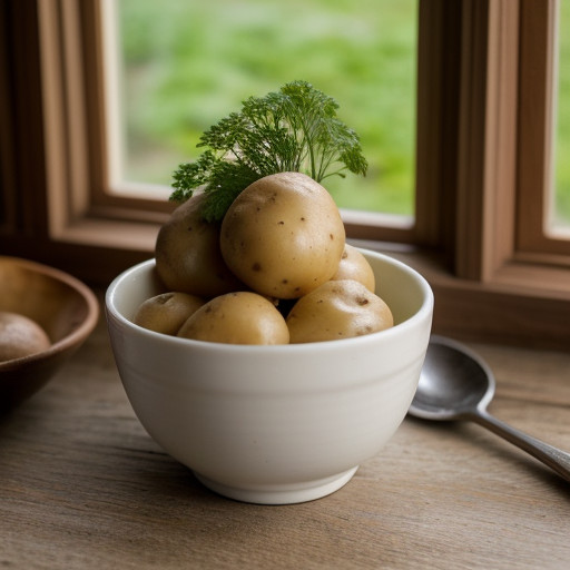 Potatoes With Parsley Sauce recipe image