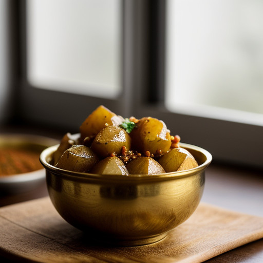 Potatoes in a Thick Sauce recipe image