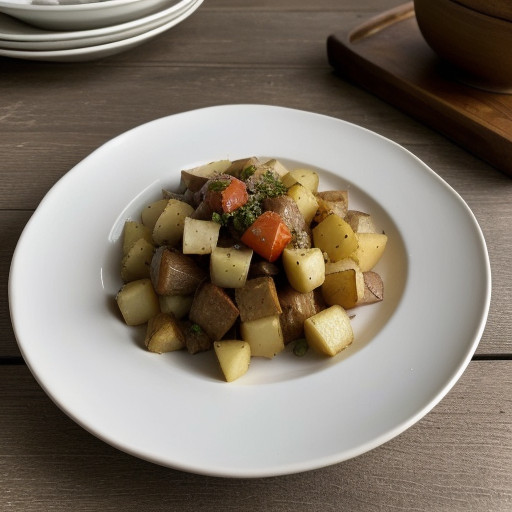 Potatosalata Me Throumbes recipe image