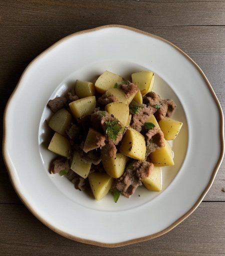Potatosalata Me Throumbes recipe image
