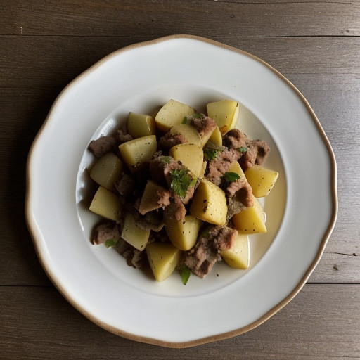 Potatosalata Me Throumbes recipe image