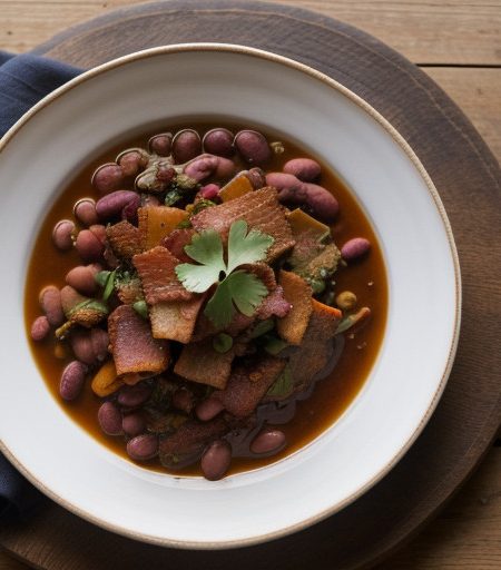 Potee of Bacon, Beans and Vegetables recipe image
