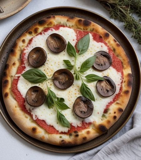 Potobello Pizzas recipe image