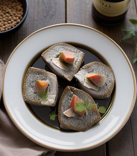 Potted Herrings in Guinness (Irish recipe image