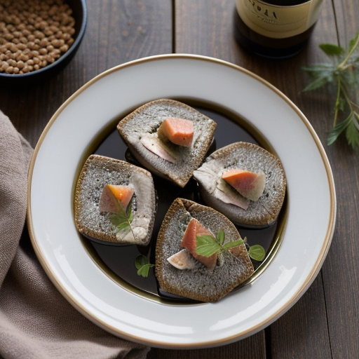Potted Herrings in Guinness (Irish recipe image