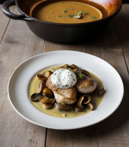 Poulet Aux Champignons recipe image