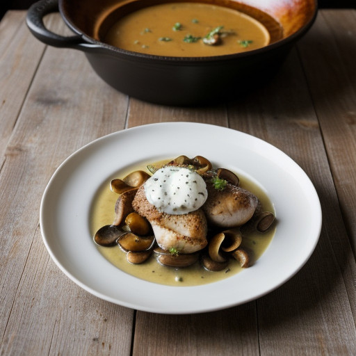 Poulet Aux Champignons recipe image
