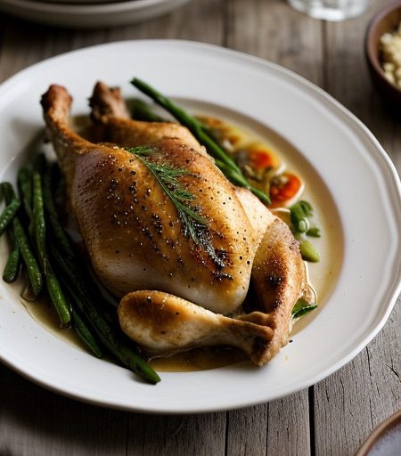 Poulet a l'AIL (Chicken With Garlic recipe image