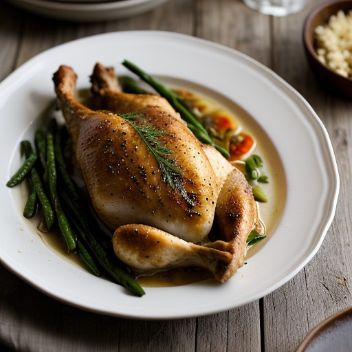 Poulet a l'AIL (Chicken With Garlic recipe image