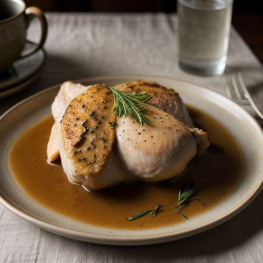 Poulet a l'INTRIGUE (Chicken recipe image