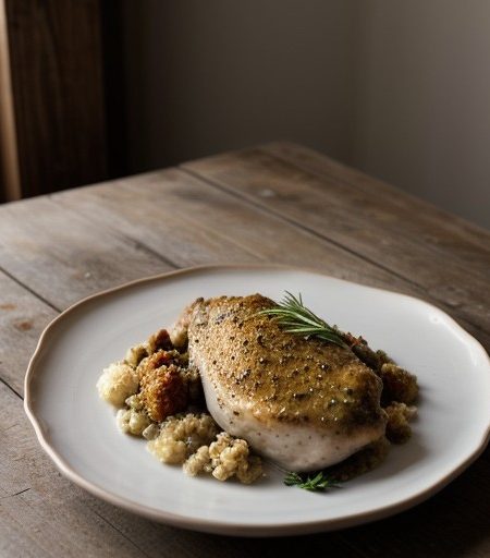Poulet a l'Intrigue (Chicken recipe image