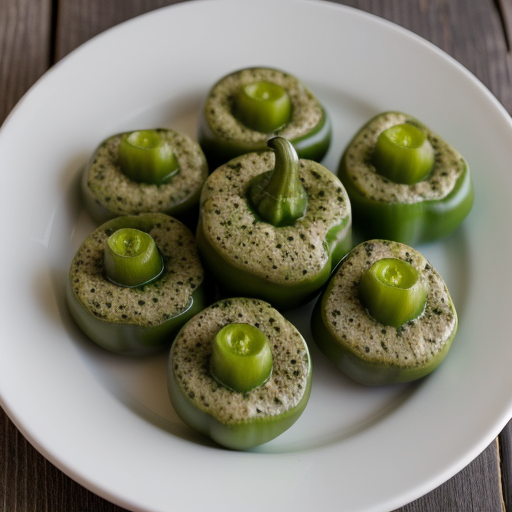 Pounded Green Pepper Appetizers recipe image