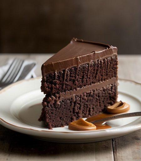 Pour La France's Fudge Caramel Cake - Express recipe image