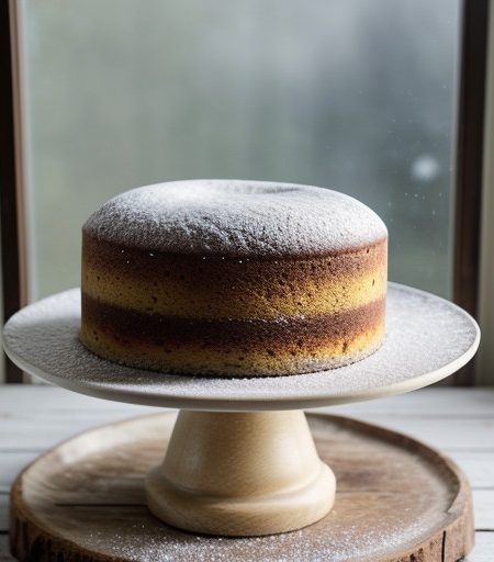Powdered Sugar Pound Cake recipe image