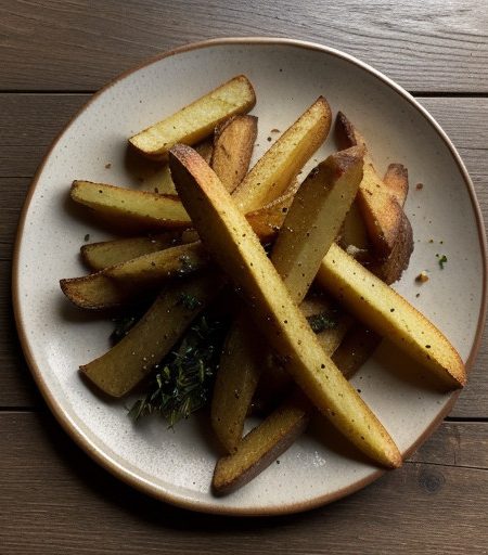 Powter Oven Roasted Fries recipe image