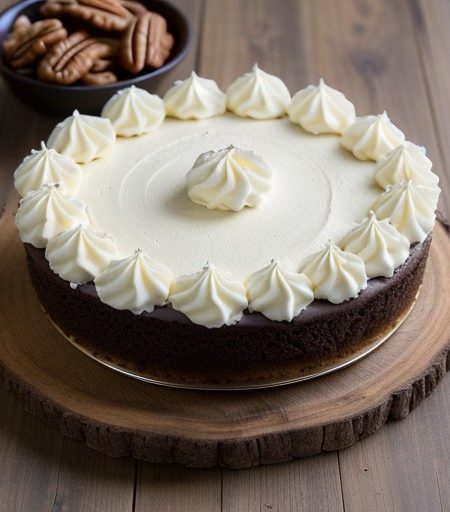 Pralines and Cream Cheesecake recipe image