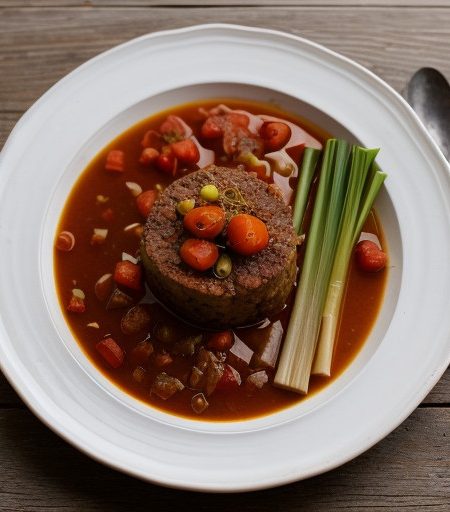Prassa Me Domata (Leeks Stewed With Tomatoes recipe image